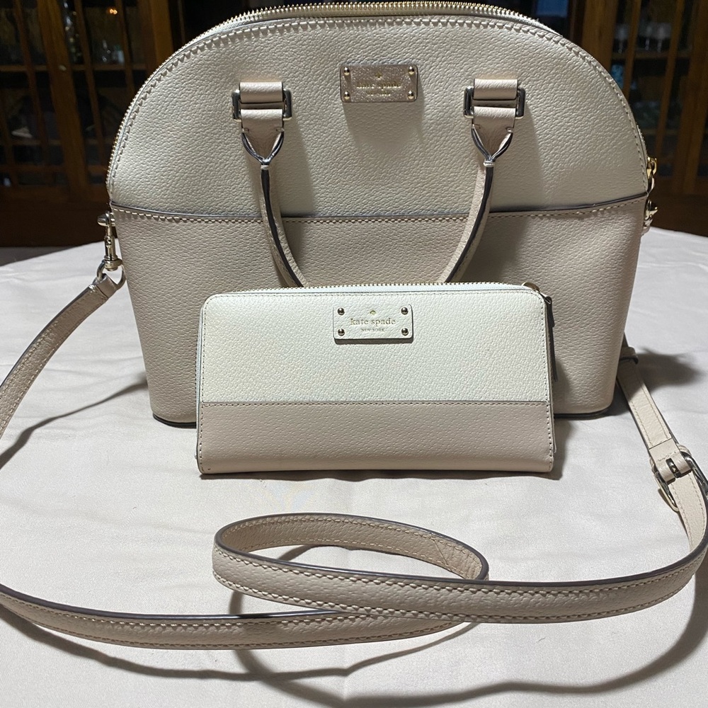 Kate Spade purse and matching wallet